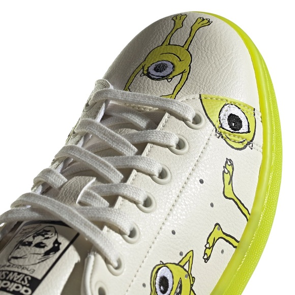Adidas Stan Smith Originals Monsters Inc Mike Wazowski Disney Primegreen 8.5 9.5 - Picture 13 of 16